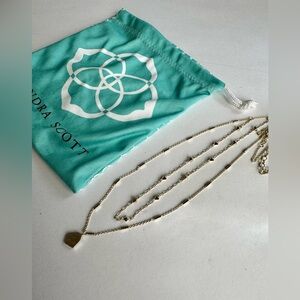 Kendra Scott Gold Double Strand Necklace